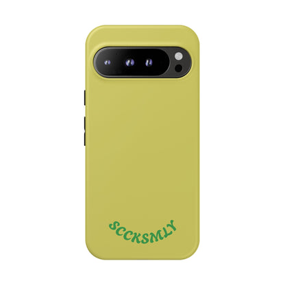 SOLID Lemon Pop Tough Case for Google Pixel