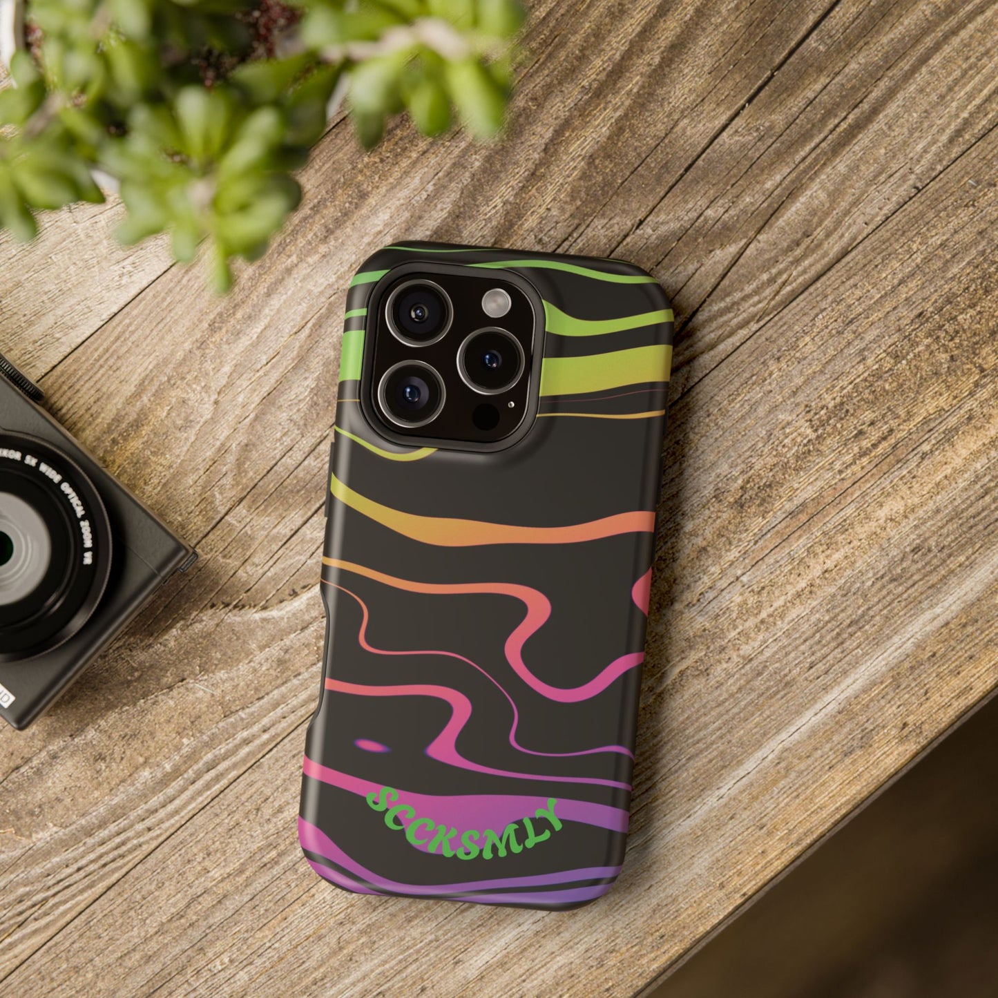 Dark Rainbow Phone Case for Apple