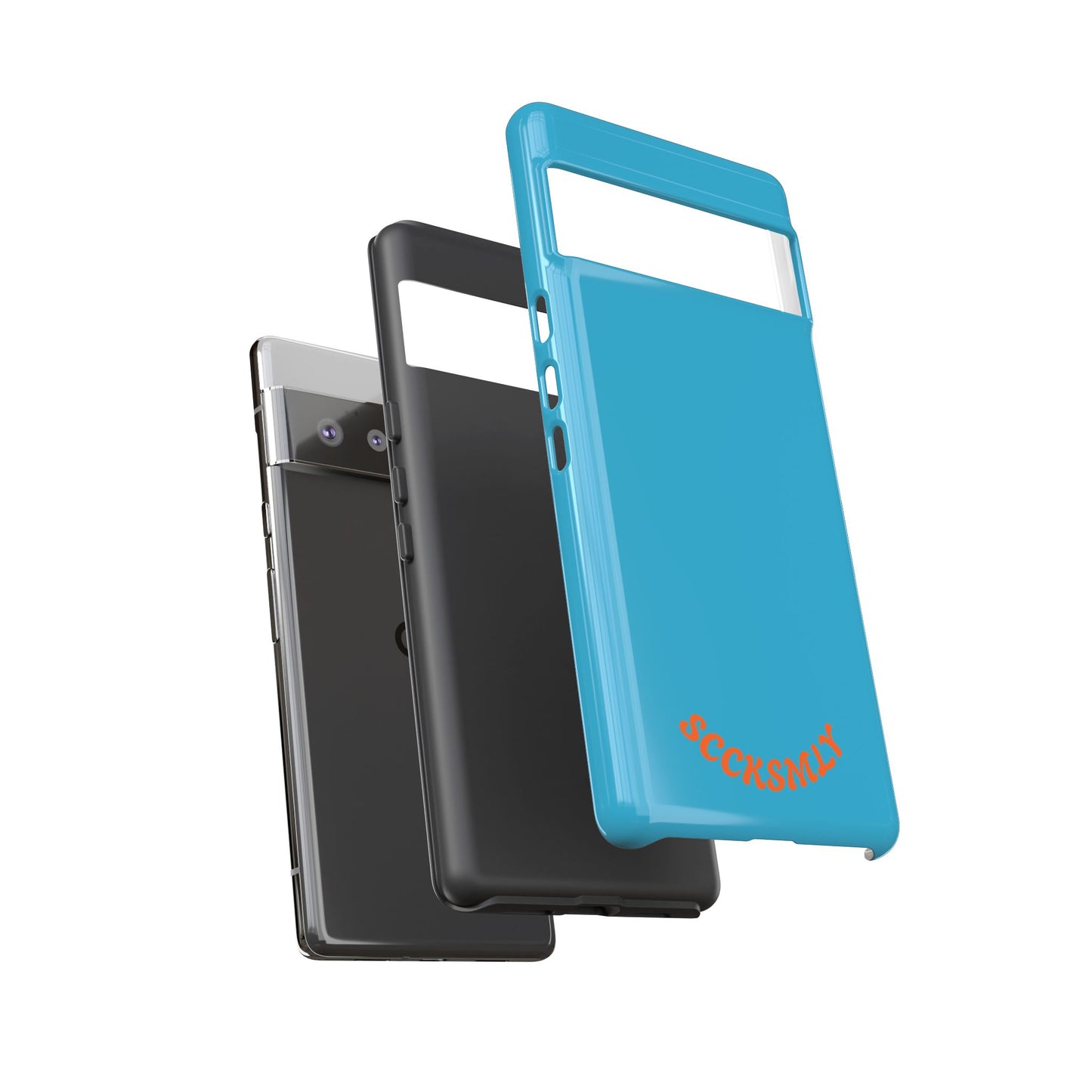 SOLID Blue Spook Tough Case for Google Pixel