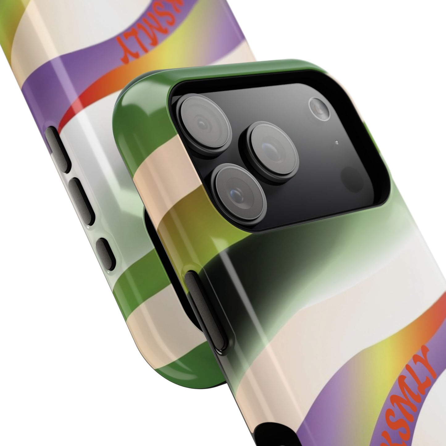 Green Waves Phone Case for Apple