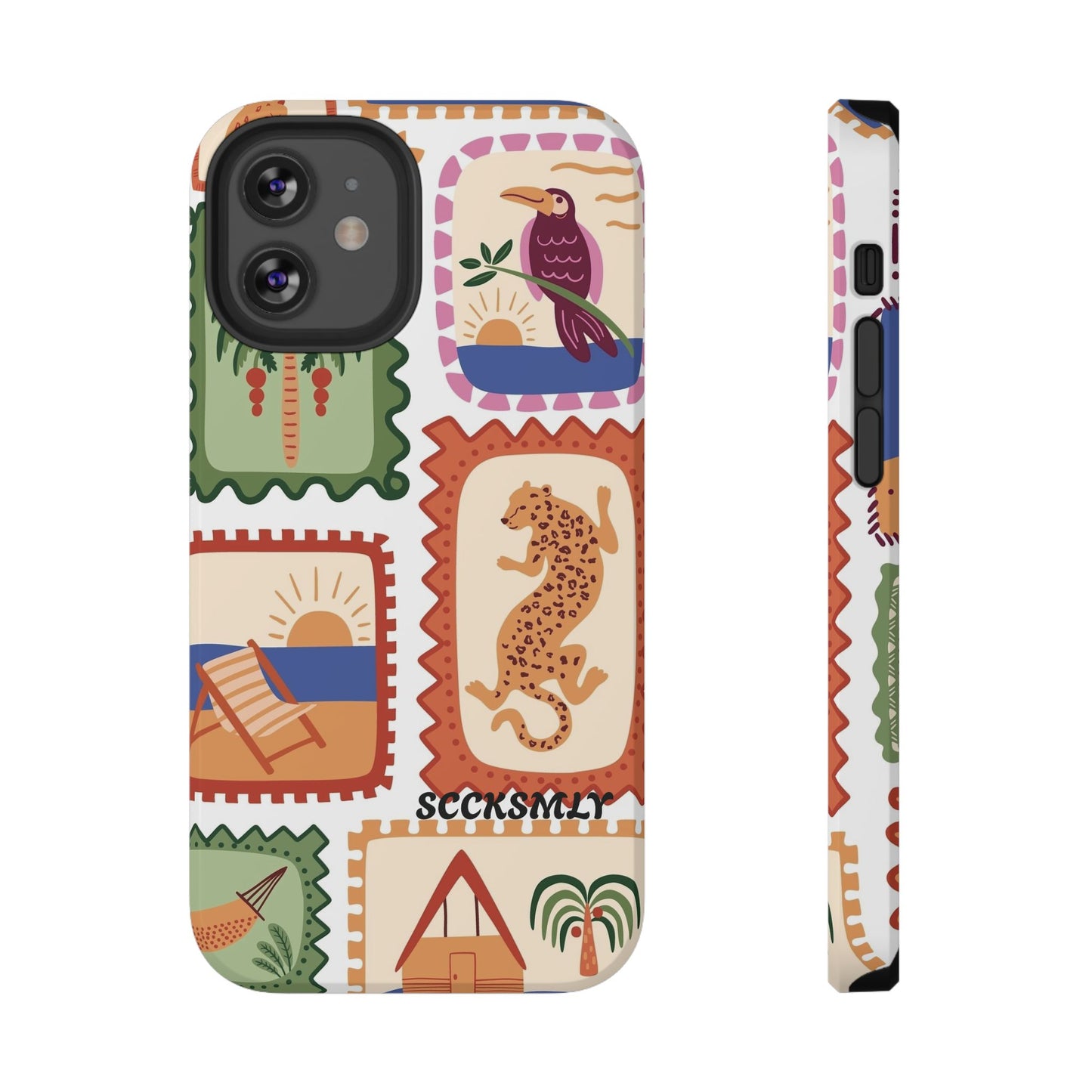 Tropical Print Phone Case for Apple