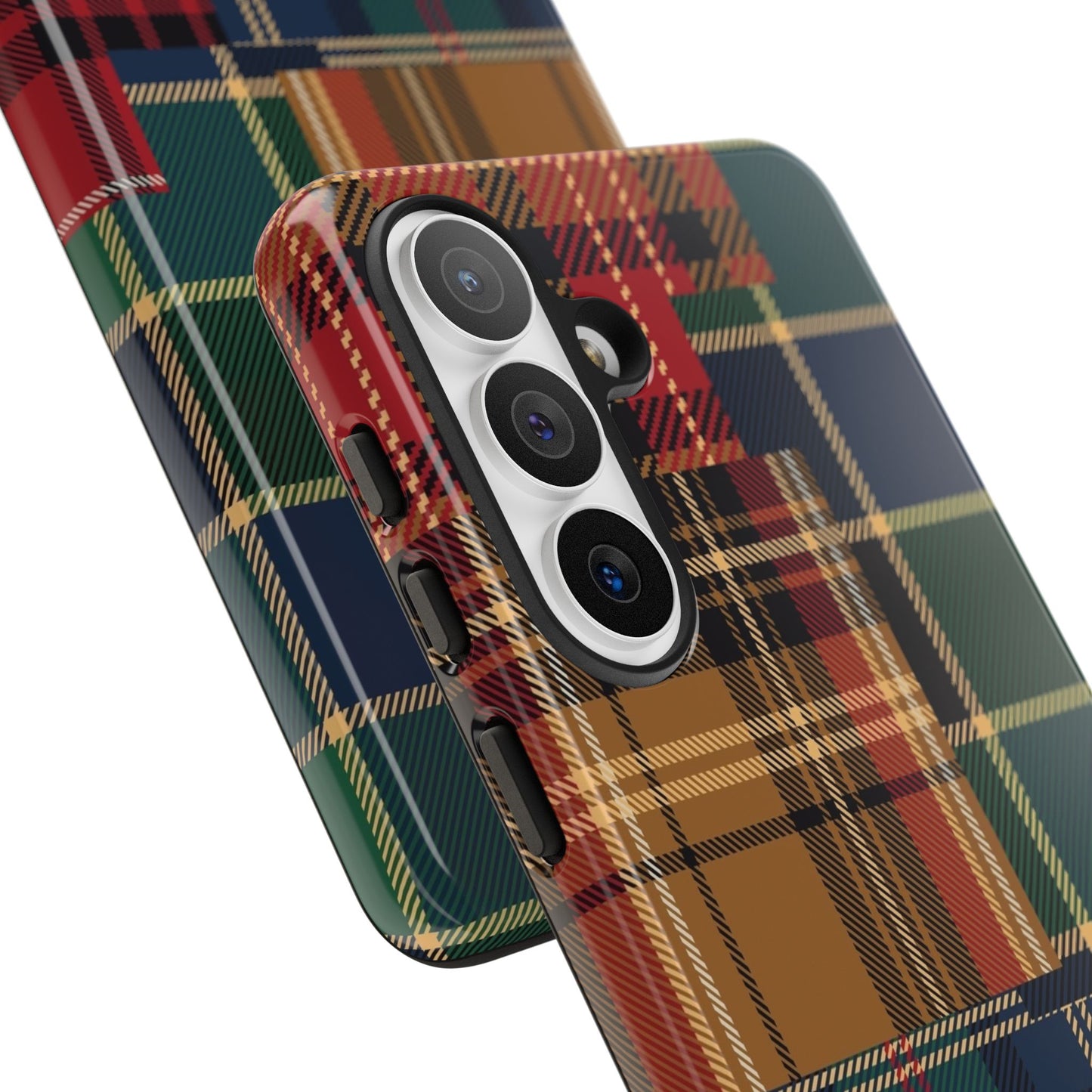 Heritage Hues Patchwork Tough Phone Case for Samsung