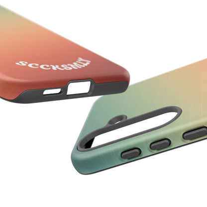 Warm Ombré Tough Phone Case for Samsung
