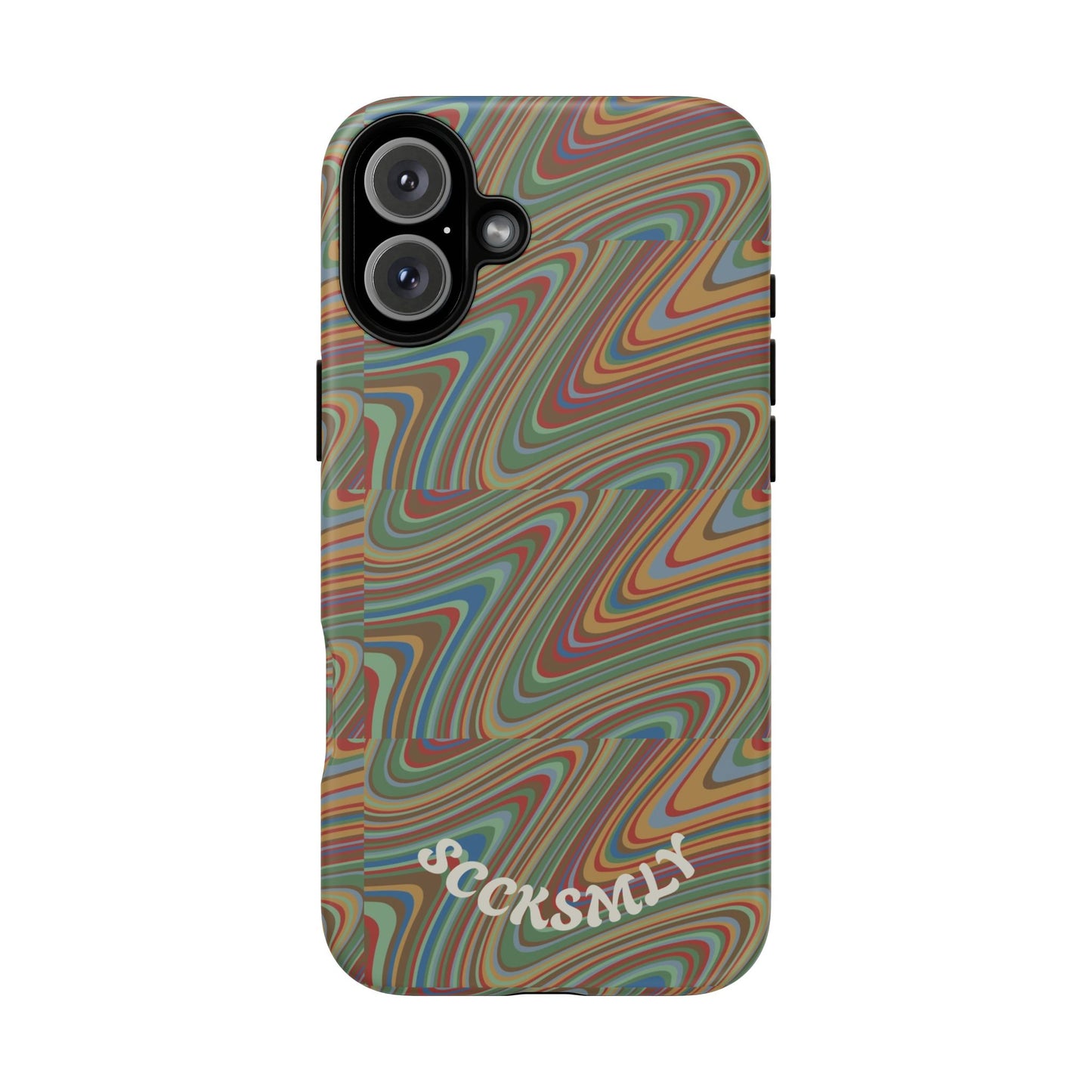 Earthly Waves Tough Phone Case for Apple