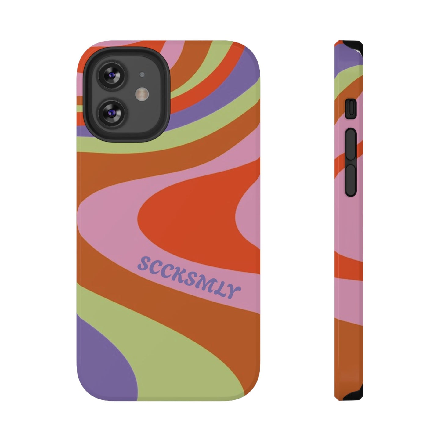Curvy Swirl Phone Case for Apple