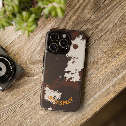 Sooo Cowboy Orange Tough Phone Case for Apple