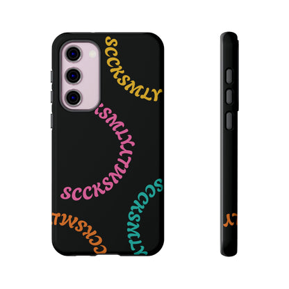 Y2K Wavy Script Tough Case for Samsung