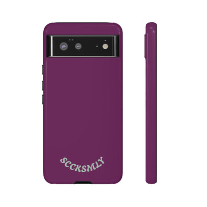 SOLID Amethyst Matte Tough Phone Case for Google Pixel