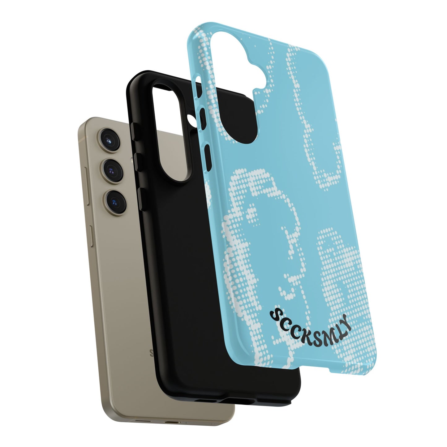 Comic Dot Sky Tough Phone Case for Samsung