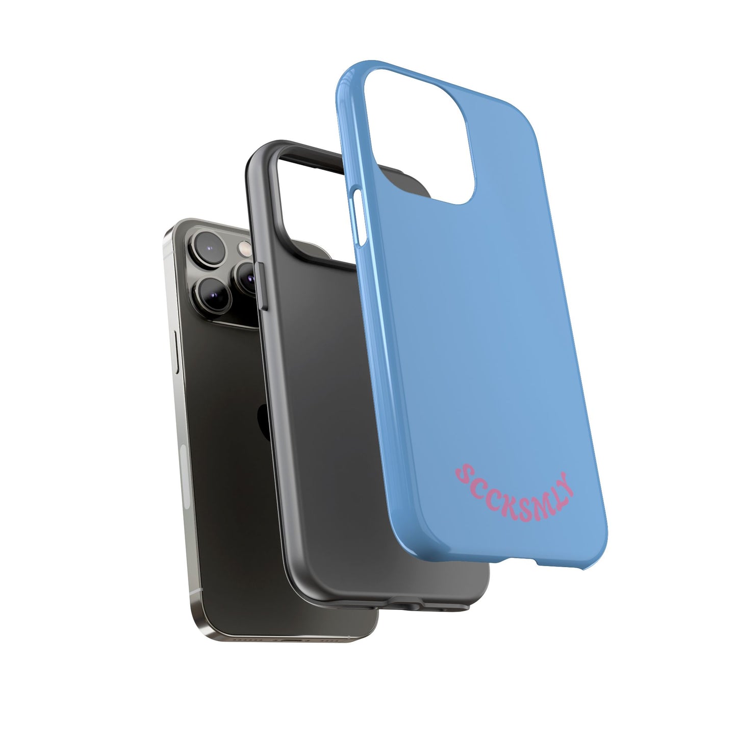 SOLID Blue Candie Tough Case for Apple