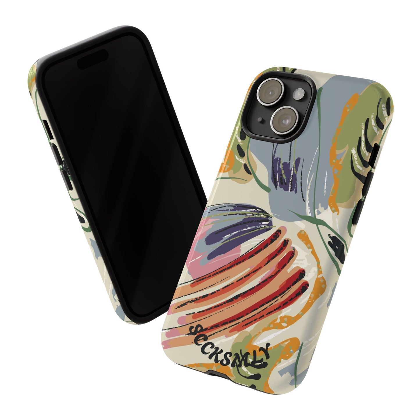 Botanical Strokes Palette Tough Phone Case for Apple