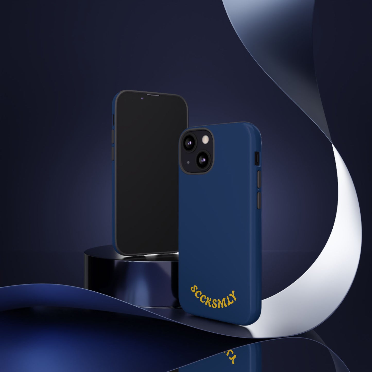 SOLID Cobalt Haze Tough Case for Apple