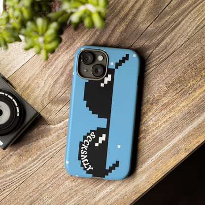 Pixel Glass Tough Phone Case for Apple