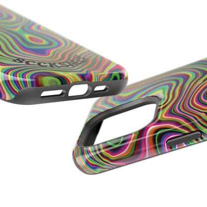 Acid Swirl Phone Case for Apple