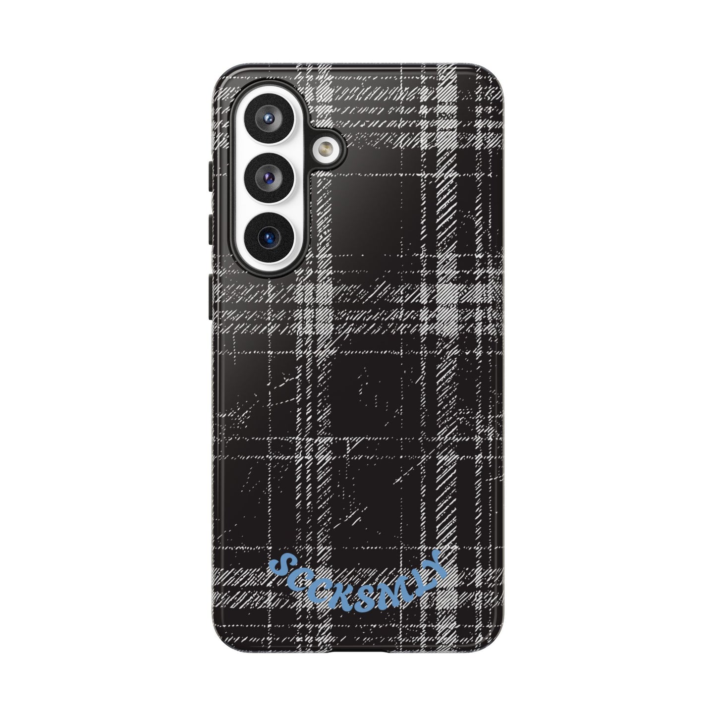 Smoky Grungy Plaid Phone Case for Samsung