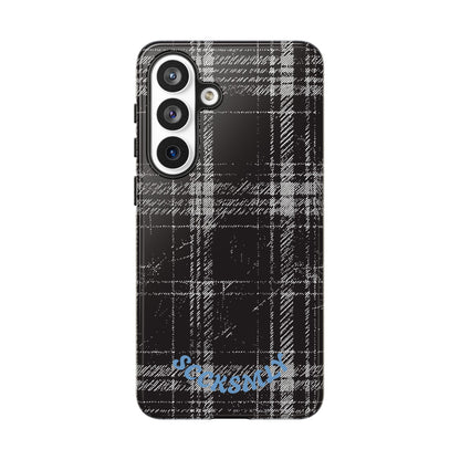 Smoky Grungy Plaid Phone Case for Samsung