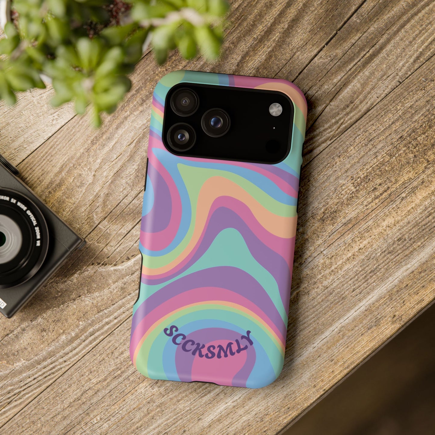 Pastel Swirl Phone Case for Apple
