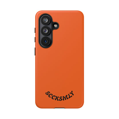 SOLID Tangerine Tough Case for Samsung