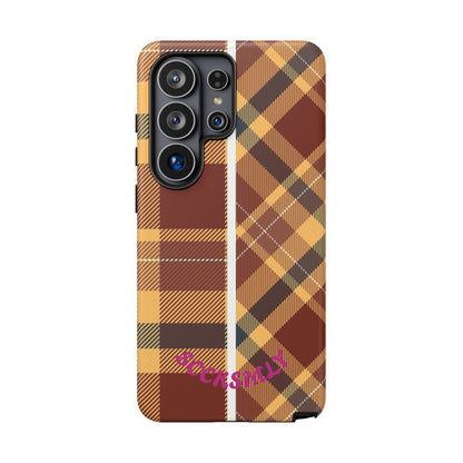 Autumn Plaid Phone Case for Samsung