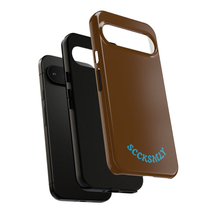 SOLID Chocolate Coco Tough Case for Google Pixel
