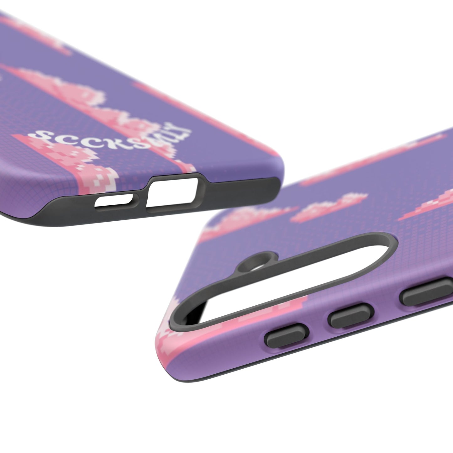 Purple Cotton Candy Sky Tough Phone Case for Samsung