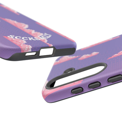 Purple Cotton Candy Sky Tough Phone Case for Samsung
