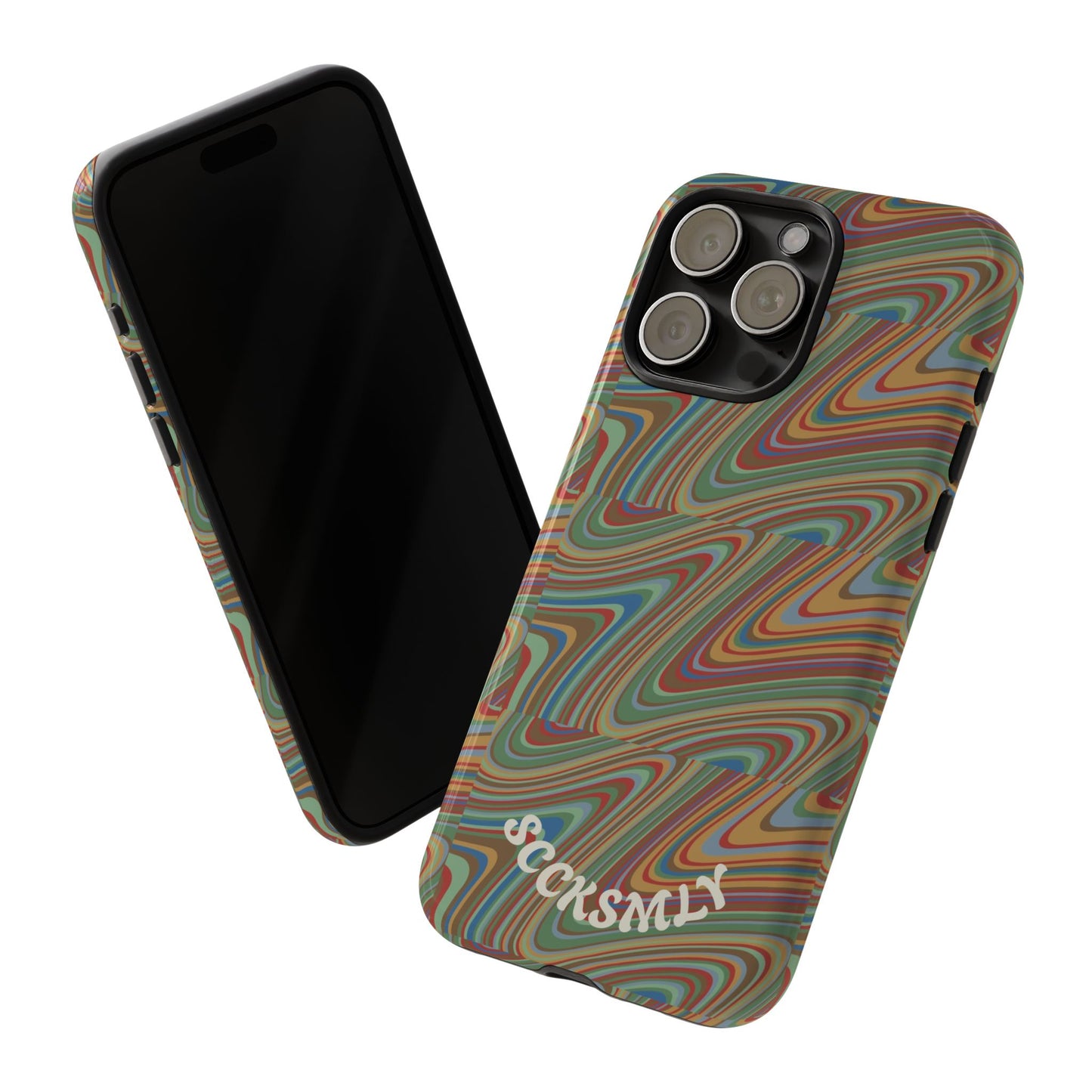 Earthly Waves Tough Phone Case for Apple
