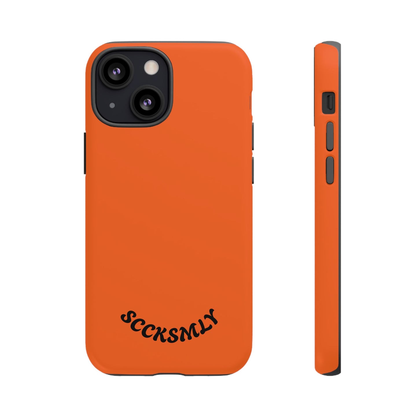 SOLID Tangerine Tough Case for Apple