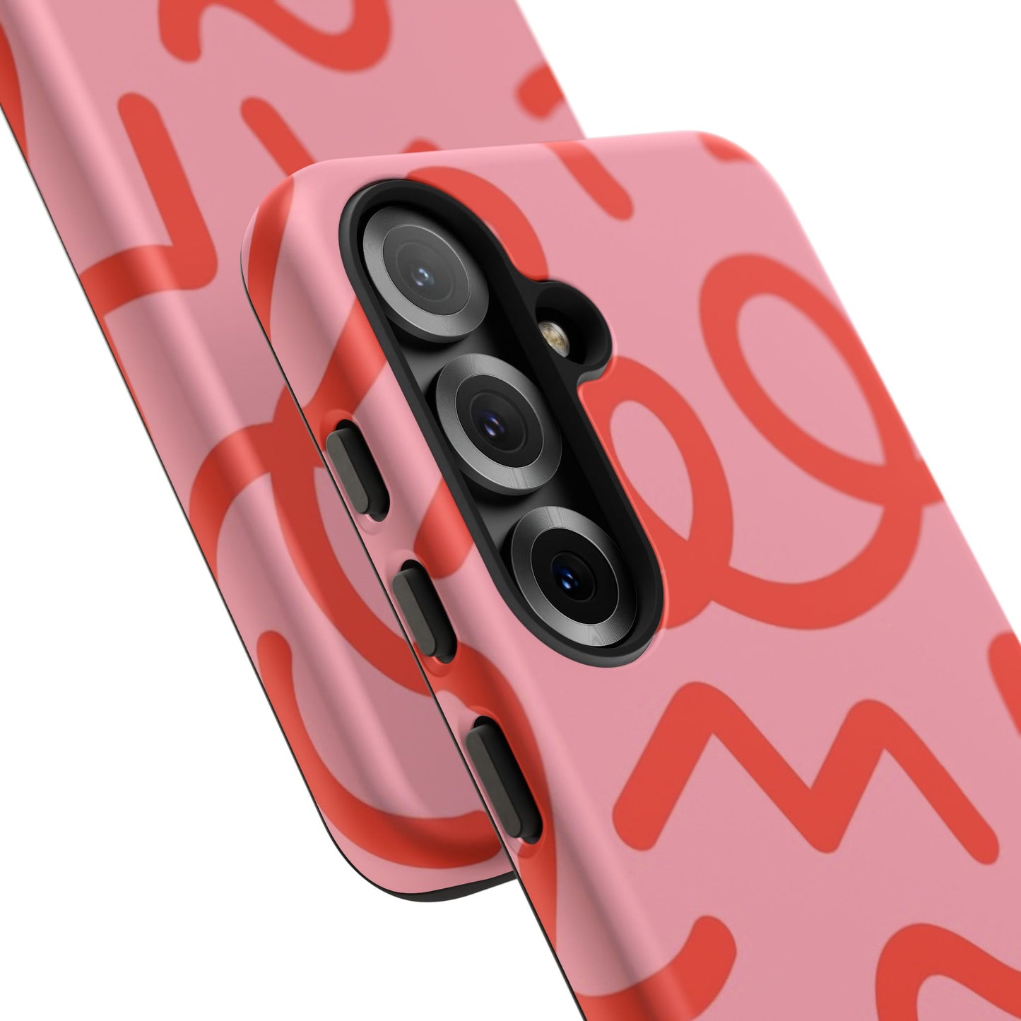 Red Candy Swirls Tough Phone Case for Samsung