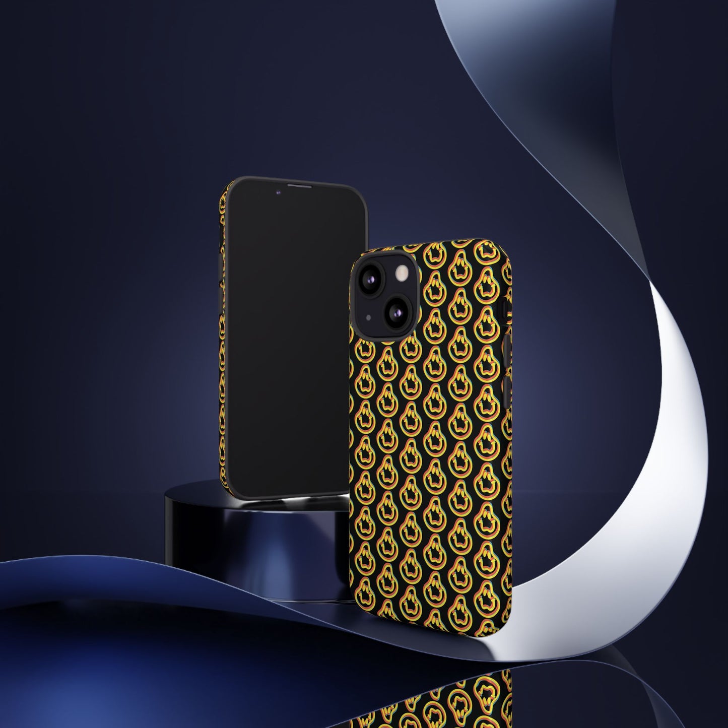 Solid SCCKSMLY Tough Phone Case for Apple