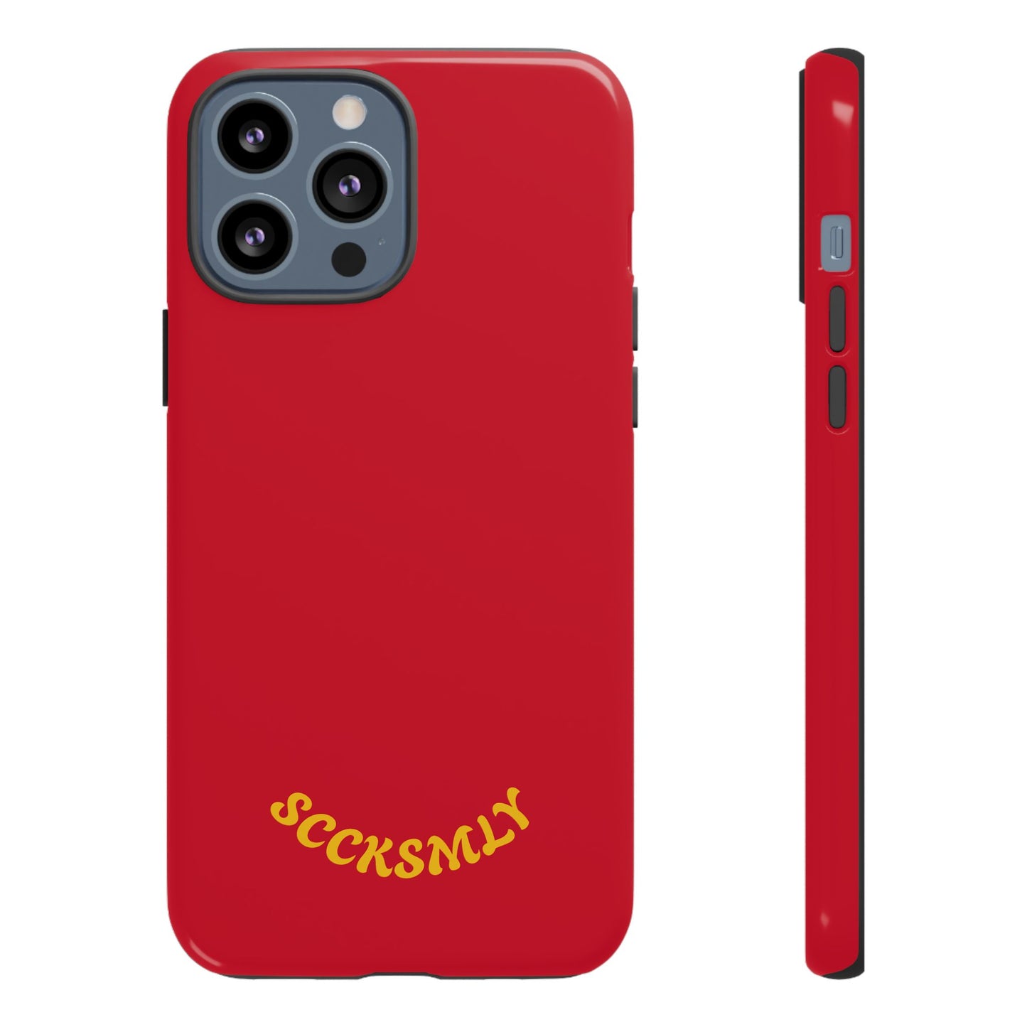 SOLID Calm Cherry Tough Case for Apple