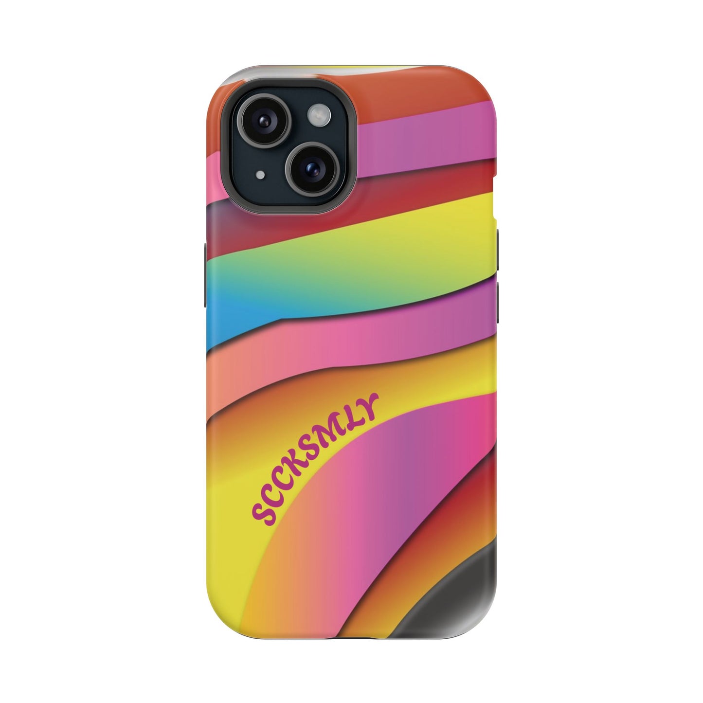 Modern Retro Rainbow Phone Case for "IOS or Apple"