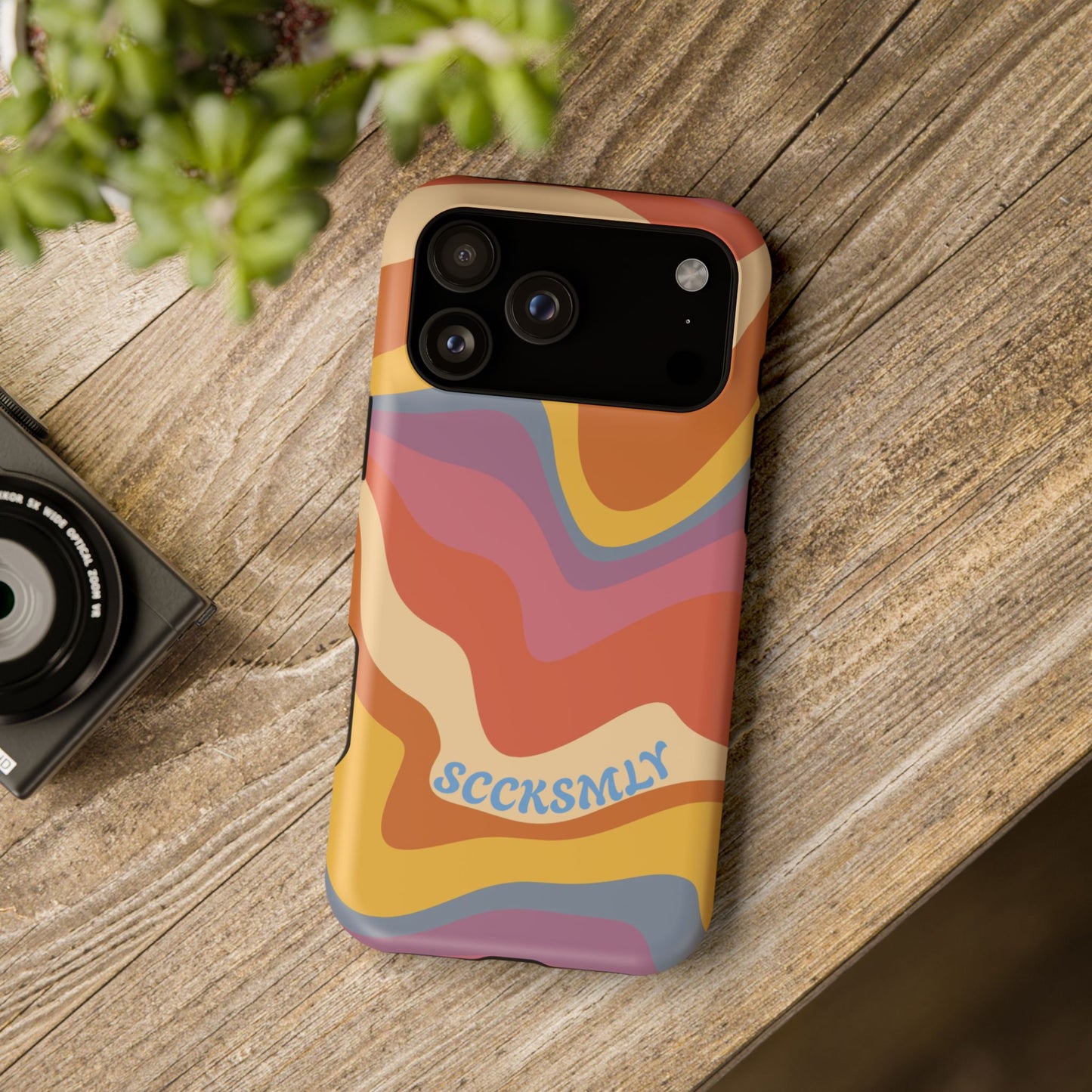 Warm Retro Phone Case for Apple