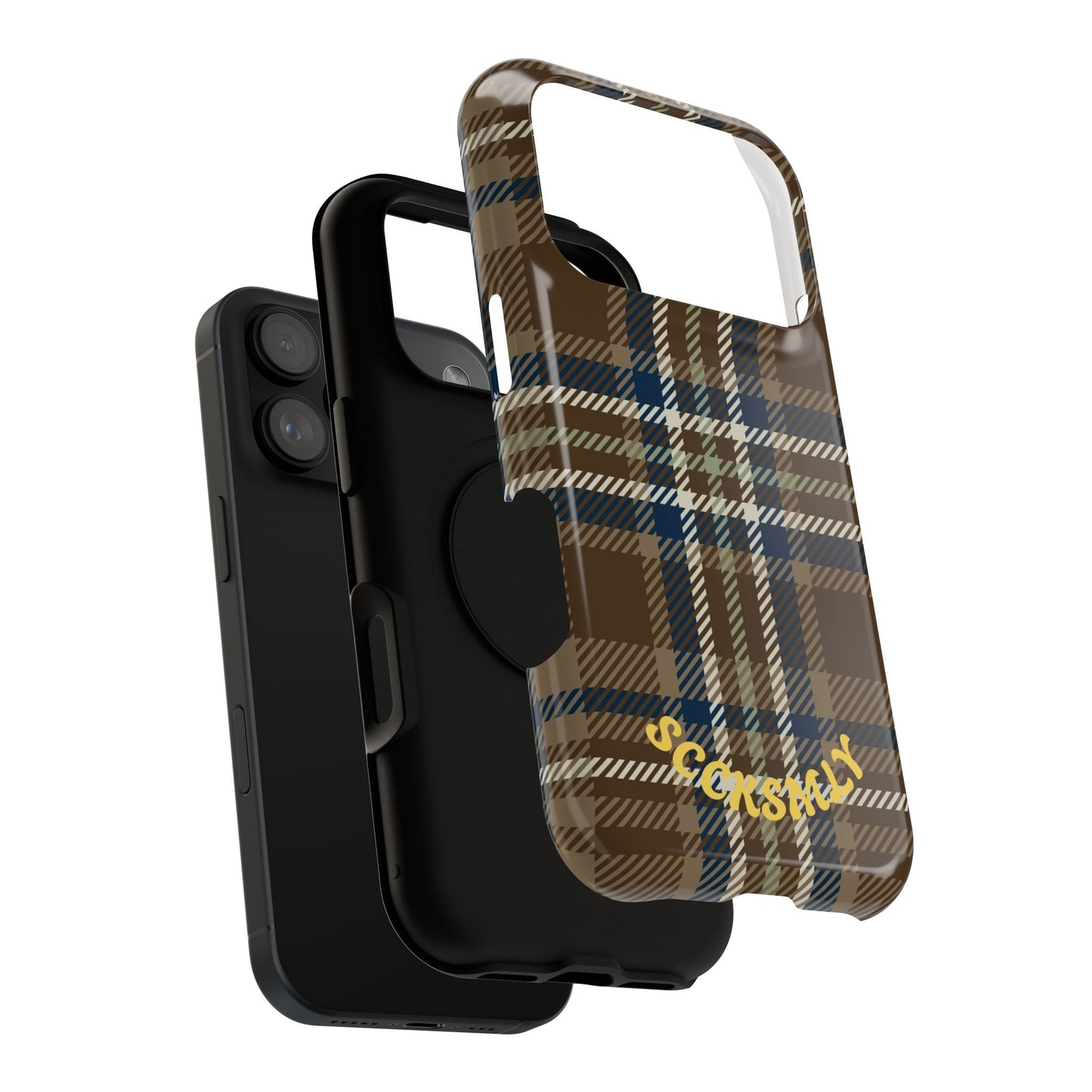 Earth and Sky Plaid Phone Case for Apple