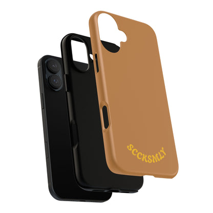 SOLID Spiced Caramel Tough Case for Apple