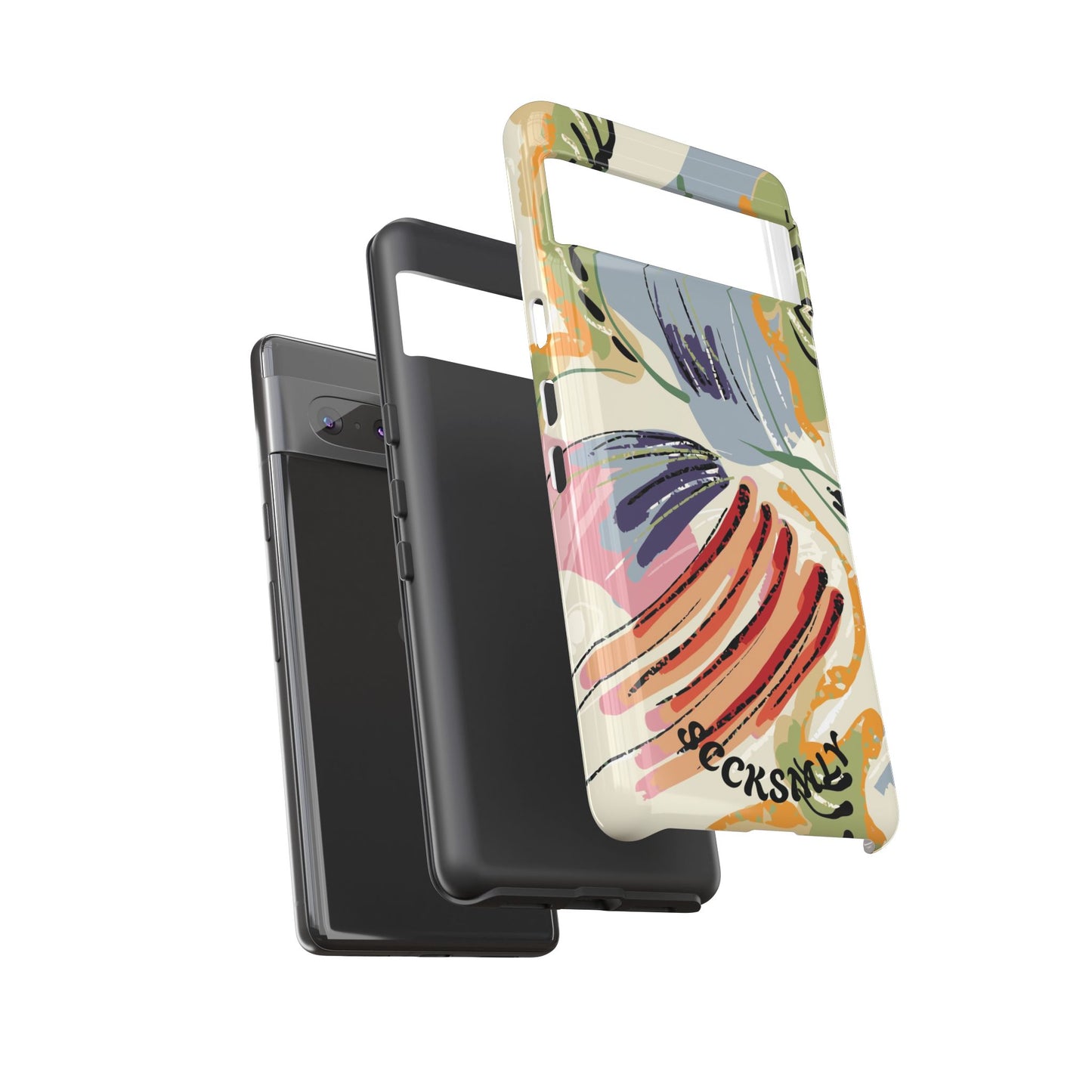 Botanical Strokes Palette Tough Phone Case for Google Pixel