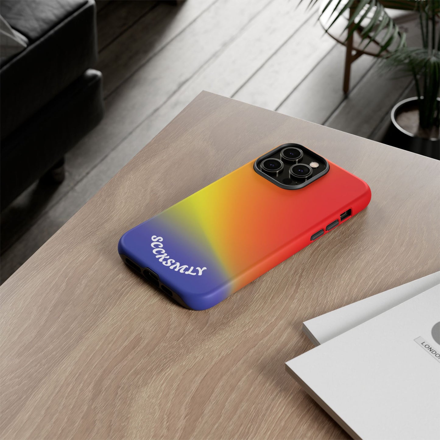 Volcanic Rain Tough Phone Case for Apple