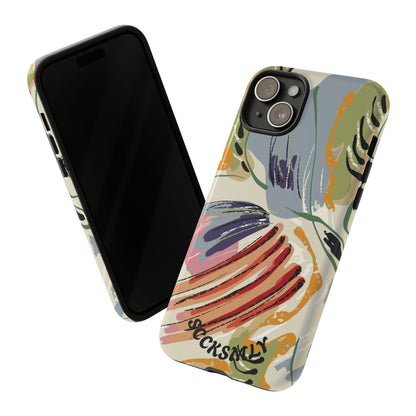Botanical Strokes Palette Tough Phone Case for Apple
