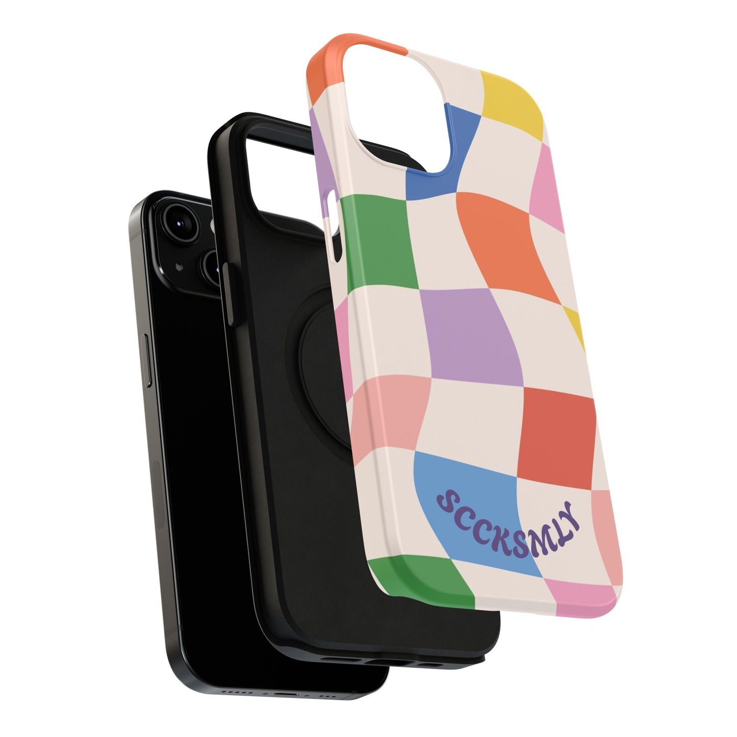 Checker Flicker Phone Case "IOS or Apple"