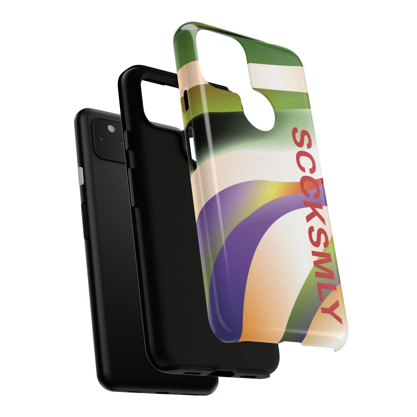 Green Waves Phone Case for Google Pixel