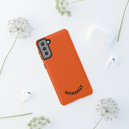 SOLID Tangerine Tough Case for Samsung