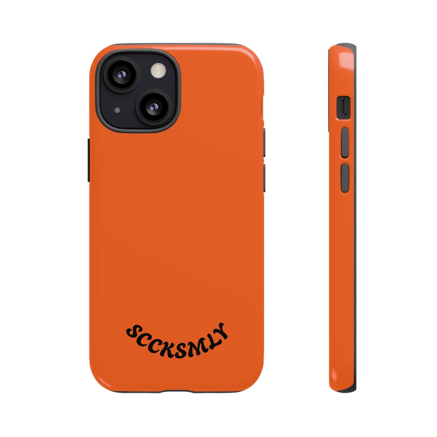 SOLID Tangerine Tough Case for Apple