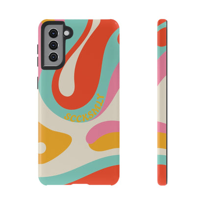 Psychodelic Acid Swirl Phone Case for Samsung