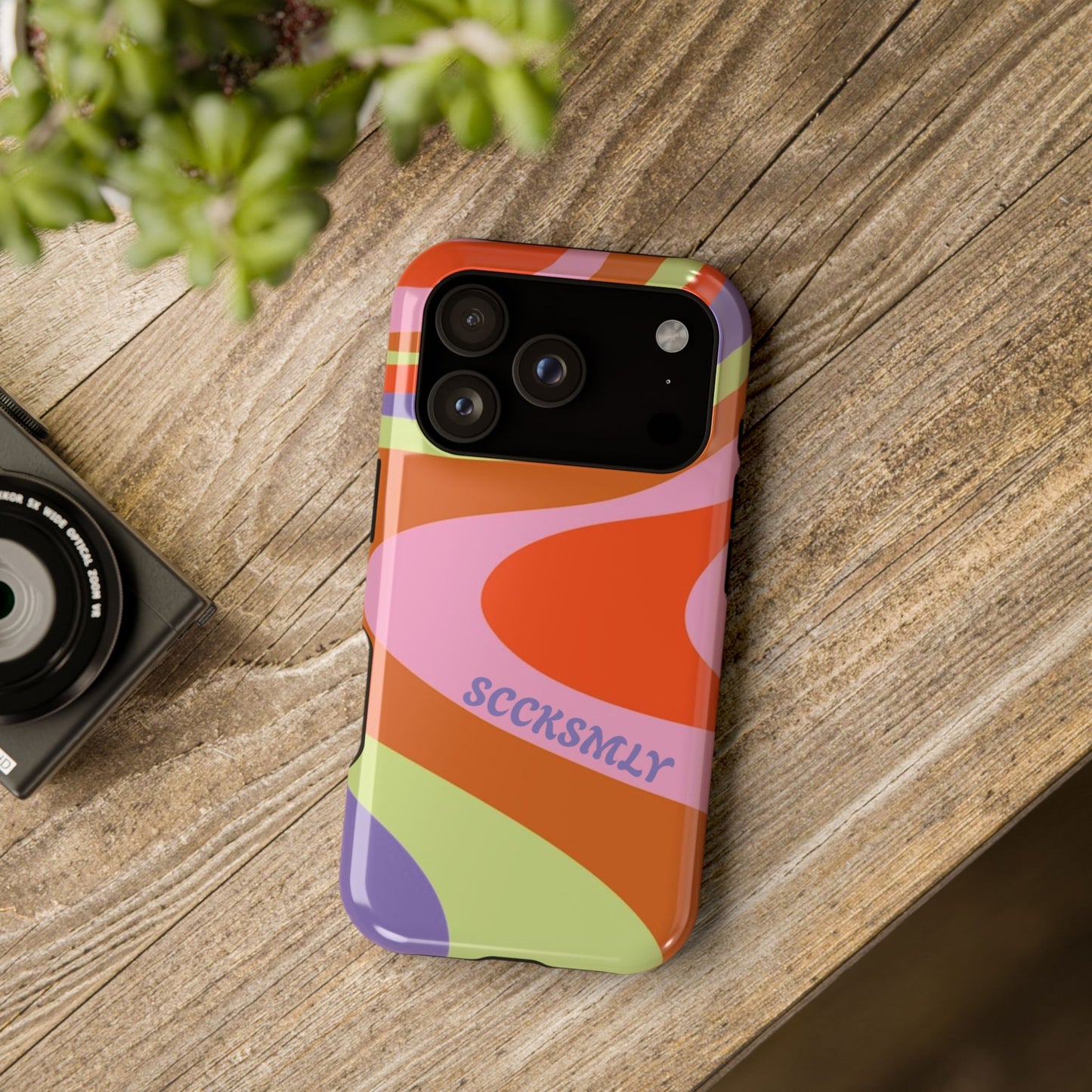 Curvy Swirl Phone Case for Apple