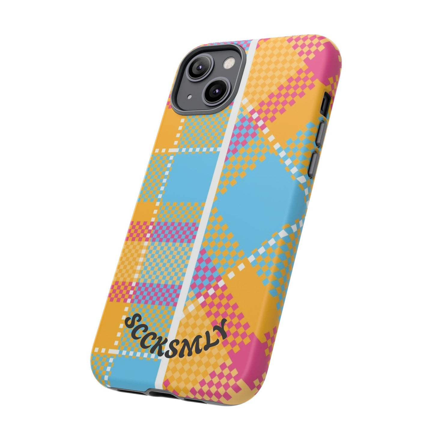 Pattern Punch Phone Case for Apple