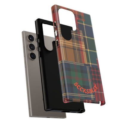 Heritage Hues Patchwork Tough Phone Case for Samsung