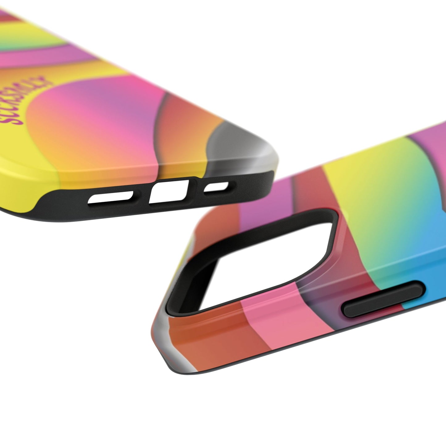Modern Retro Rainbow Phone Case for "IOS or Apple"