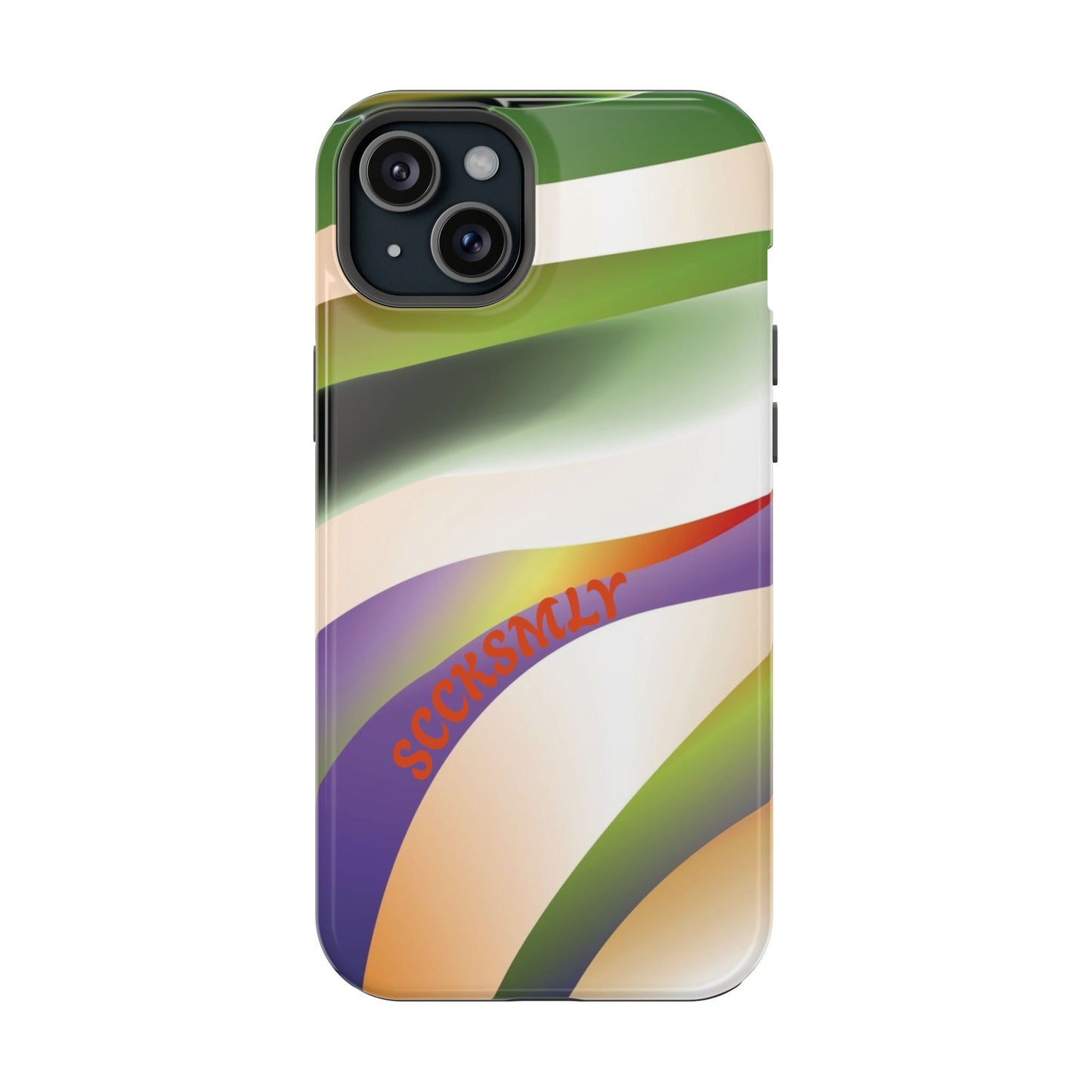 Green Waves Phone Case for Apple