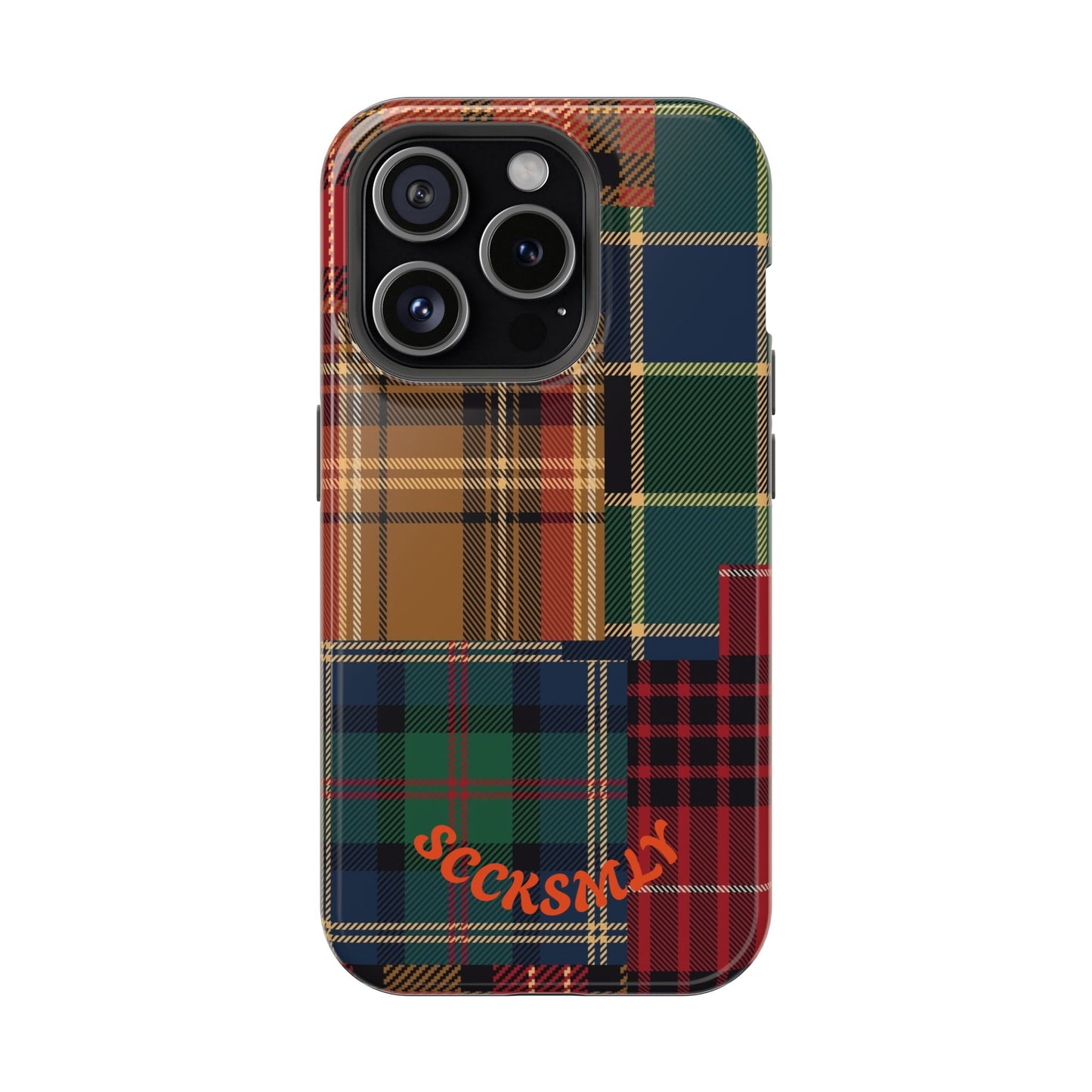 Heritage Hues Patchwork Tough Phone Case for Apple