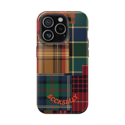 Heritage Hues Patchwork Tough Phone Case for Apple